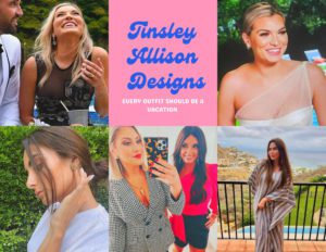 visual of reality stars wearing Tinsley Allison Designs fashion items