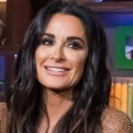 Kyle Richards smiles during an appearance on WWHL