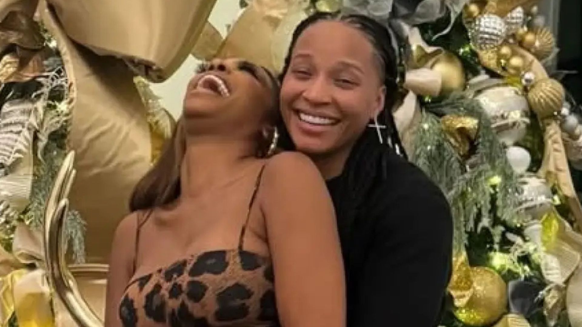 Porsha Williams laughs with Patrice Sway McKinney