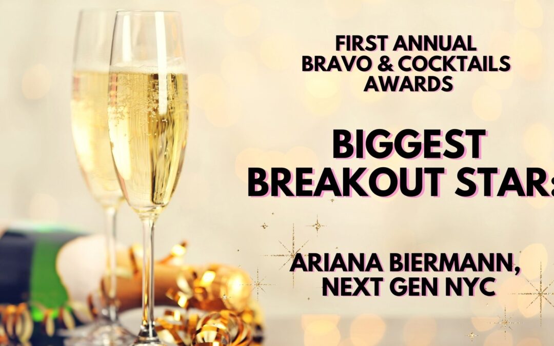 First Annual Bravo & Cocktails Awards Winner for Bravo Breakout Star of 2025 Is…