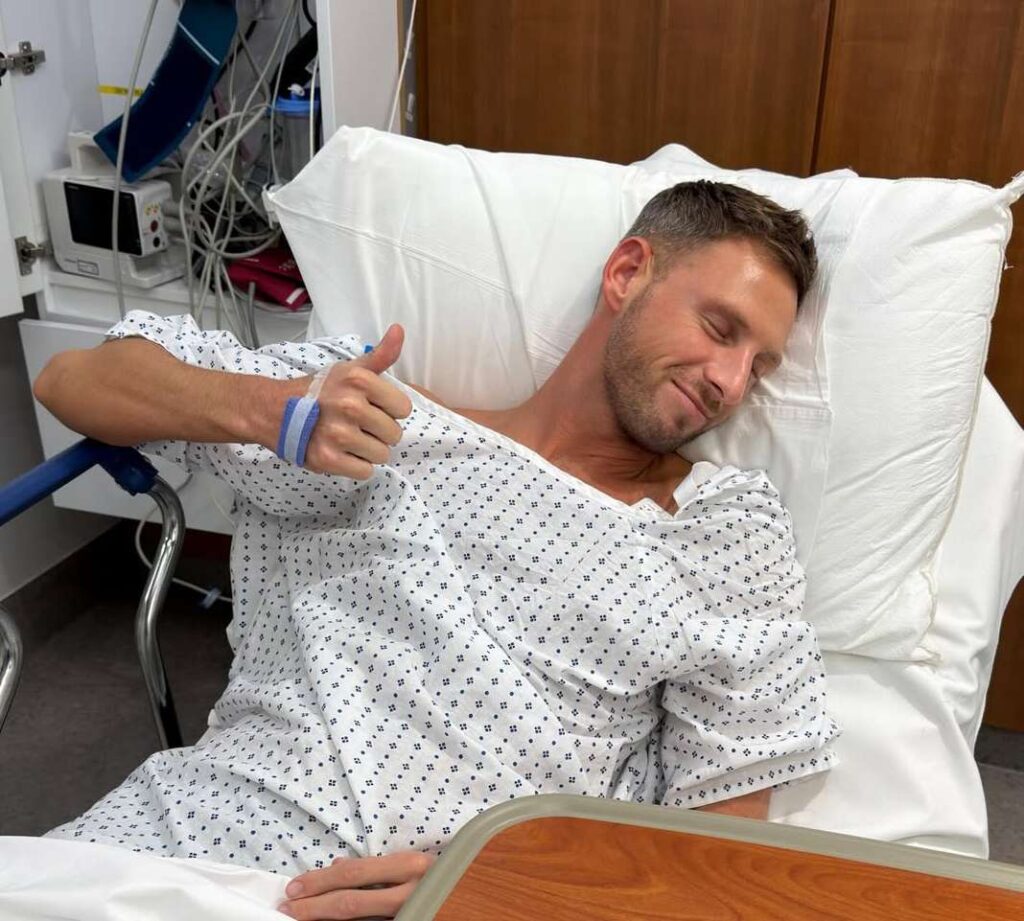 Below Deck star Fraser Olender