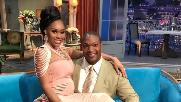Monique Samuels with her ex-husband Chris on RHOP reunion