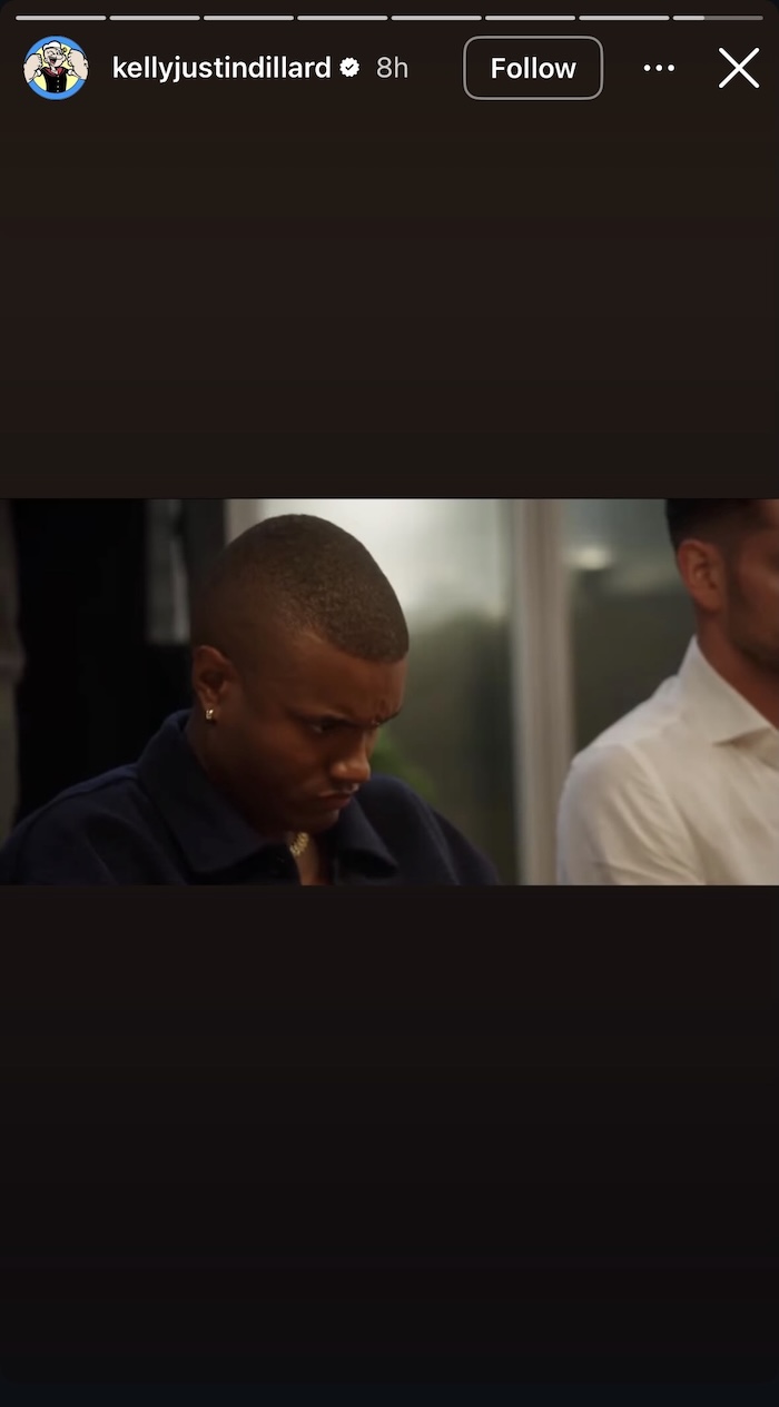 KJ Dillard instagram reaction