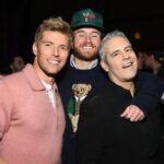 Summer House stars Kyle Cooke and West Wilson with Andy Cohen